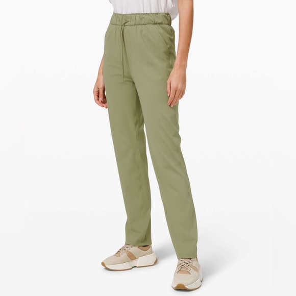 lululemon athletica Pants - Lululemon Stretch High-Rise Keep Moving Pant Bronze Green